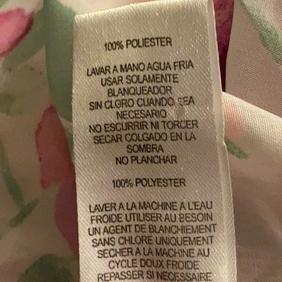 Betsey Johnson Sheer Floral Swimwear Cover-Up - Picture 7 of 7